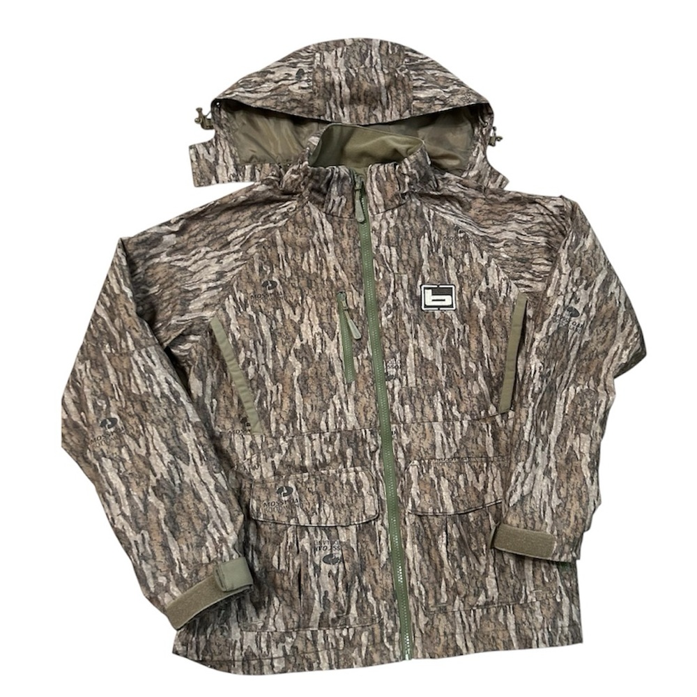 Banded White River waterproof kids camouflage jacket XL w/o zip-out liner